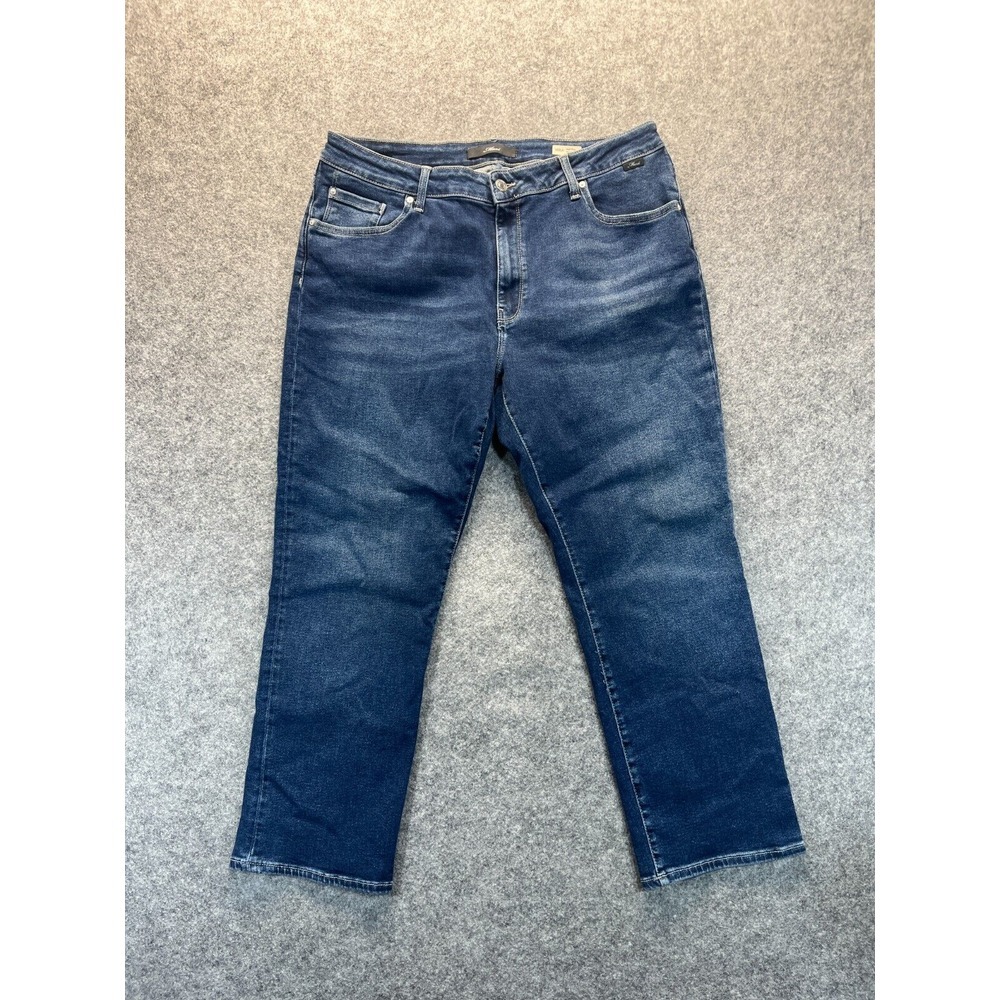 Mavi Jeans Women's 33x26 Viola High Rise Slim Straight Medium Blue Stretch Denim